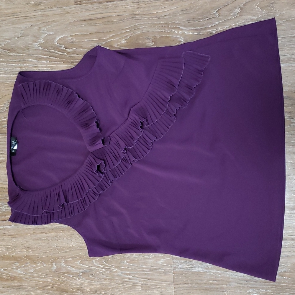 (L) Spense Ruffle Business Casual Lightweight Summer Spring Vacation Pretty